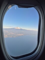 Fototapeta premium Mount Etna in Sicily, aerial view