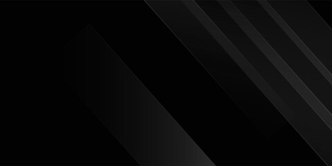 Fototapeta premium Abstract Black Geometric Background with Overlapping Diagonal Stripes
