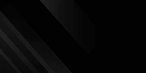 Fototapeta premium Abstract Black Geometric Background with Overlapping Diagonal Stripes