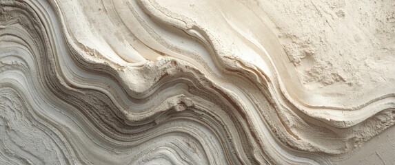 Fototapeta premium Dynamic abstract background showing layered textures with soft daylight copy space