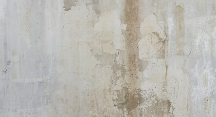 Fototapeta premium Concrete wall texture with visible water stains and soft daylight background