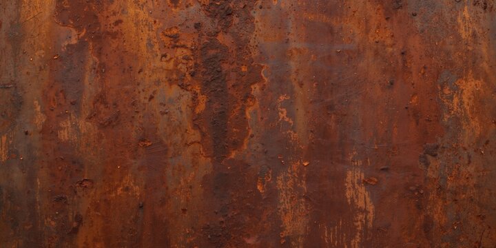 Extensive corten steel surface displaying homogeneous rust and textured backdrop