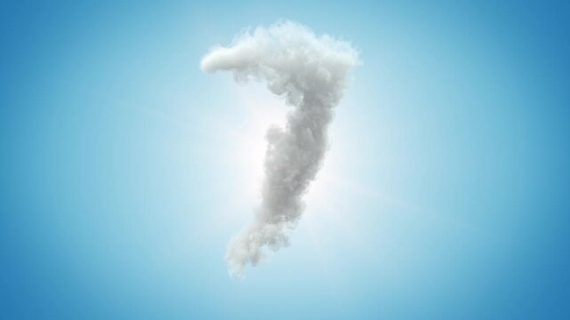 Smoke And Clouds Countdown From 10 To 0 On Sky Background
A nice animated countdown loader from 10 to 0 with elegant cloudy numbers revealing on blue sky background