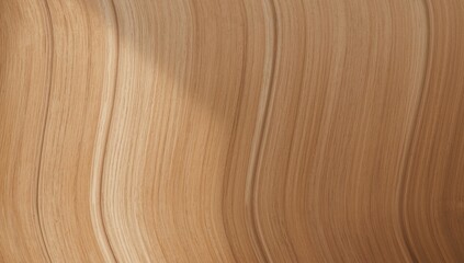 Naklejka premium Curved natural grain on brown wood panel for design and architecture backdrops
