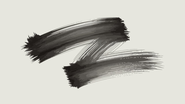 Abstract dynamic brush stroke design with gradient shading