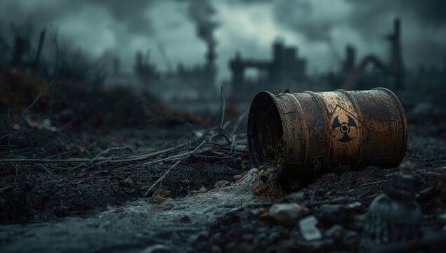 Environmental danger caused by poisonous substances escaping a defective drum