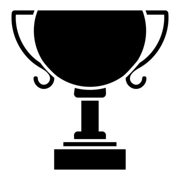 Champions cup icon vector. Trophy illustration sign. Winner symbol. Champion logo.