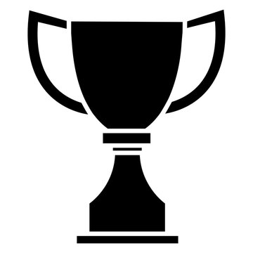 Champions cup icon vector. Trophy illustration sign. Winner symbol. Champion logo.
