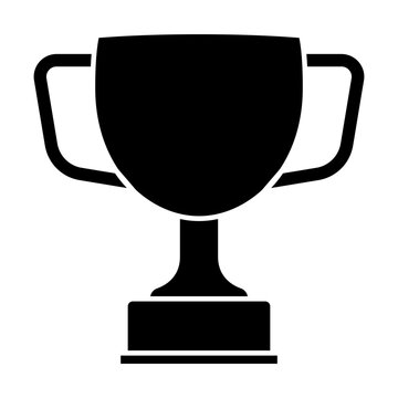 Champions cup icon vector. Trophy illustration sign. Winner symbol. Champion logo.