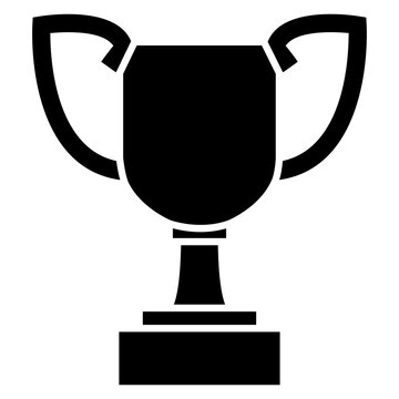 Champions cup icon vector. Trophy illustration sign. Winner symbol. Champion logo.
