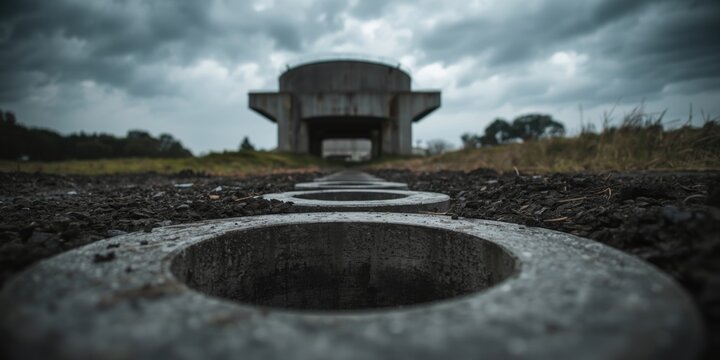 Enhancement of well and storm drainage with concrete cesspool rings