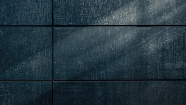 Exterior wall insulation detail with facade cladding and copy space for design