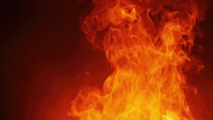 Fototapeta premium Flame shades capturing the essence of heat energy