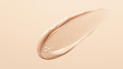 Fototapeta premium Cream for facial skin with silky cushion texture finish