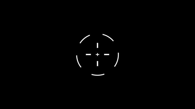 bitcoin exchange animated outline icon with alpha channel. bitcoin exchange 4k video animation for web, mobile and ui design 4k video