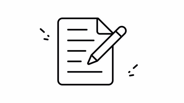Perfect for office supplies graphics, educational materials, and stationery designs. Clean, minimalist design for web or print projects.
