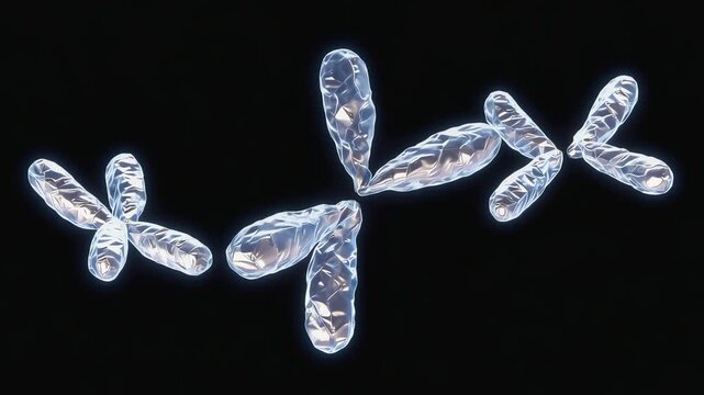 Homologous chromosome pairs separating toward opposite sides of the cell during meiosis
