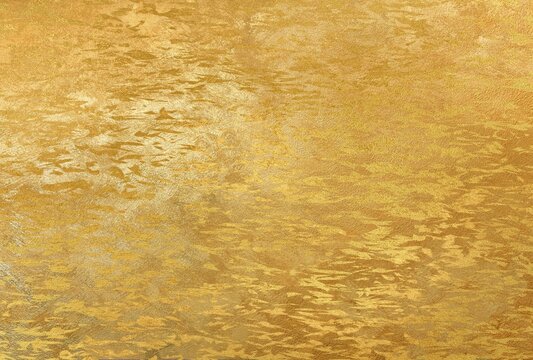 模様のある金色のアンティーク感のある背景