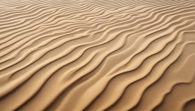Abstract background of sand with waves from the sea, created with generative ai