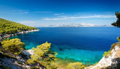 Fototapeta premium Croatian Adriatic Sea Landscape