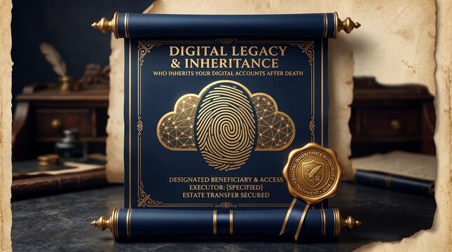 Digital legacy and inheritance estate planning document