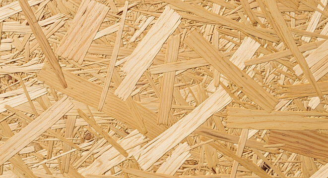 Particleboard texture close up of engineered wood composite material