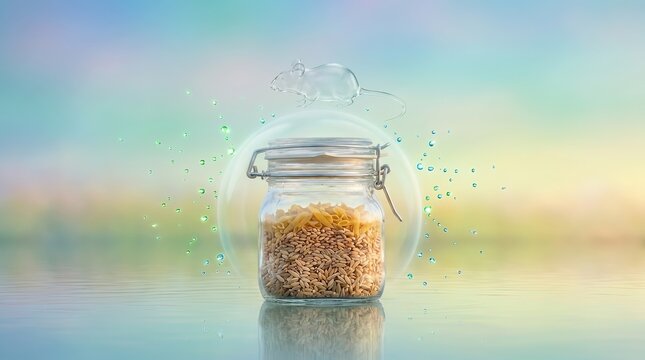 Rodent Contamination Hazard, Contamination Prevention in a Jar with CGI Effects