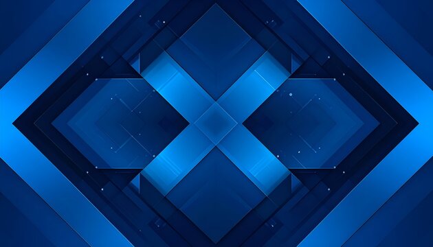 Abstract Blue Geometric Pattern Background with Intersecting Lines.