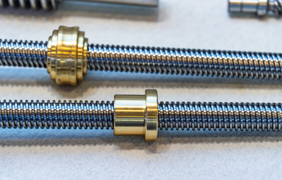 The lead screw shaft spare part of CNC machine