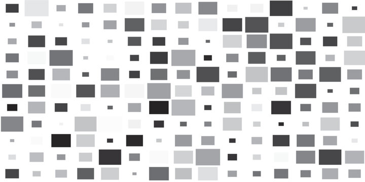 Abstract Grayscale Mosaic Pixel Pattern Background With Geometric Squares And Modern Minimal Texture