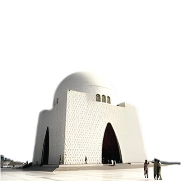 Mazar-e-Quaid Jinnah Mausoleum in Karachi Pakistan