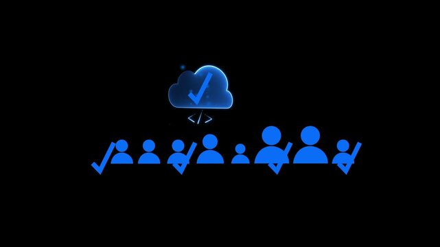 AI technology resources and digital recruitment technology. Online job search system, smart resume screening, candidate selection, future workforce management, and cloud data analysis concept 4k