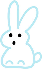 Obraz premium rabbit in a hat