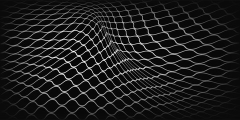 Net pattern. Rope net vector silhouette. Soccer, football, volleyball, tennis and tennis net pattern. Fisherman hunting net rope texture or pattern. © khoimuddin