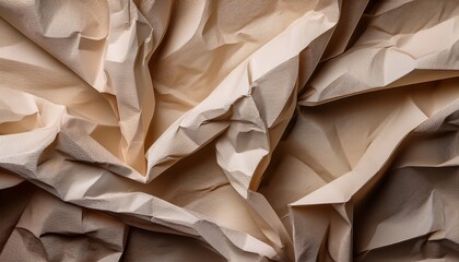 Obraz premium Close Up Of Crumpled Paper Texture