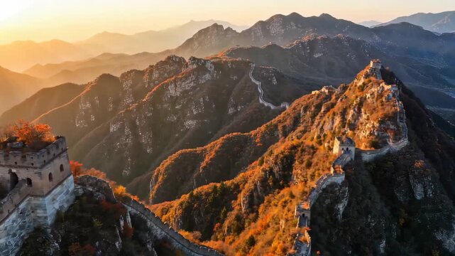sunset in the mountains