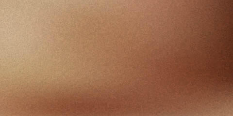 Fototapeta premium Dark brown gradient background with warm beige liquid waves. Aesthetic gold, blurry, grainy gradation bg with noise texture and latte, chocolate, caramel colors