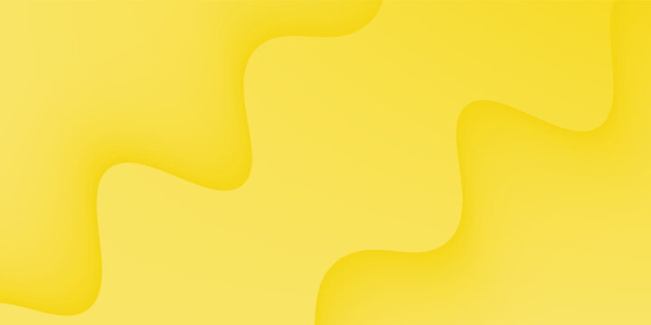 Abstract liquid shape yellow template banner with gradient technology background with vector design