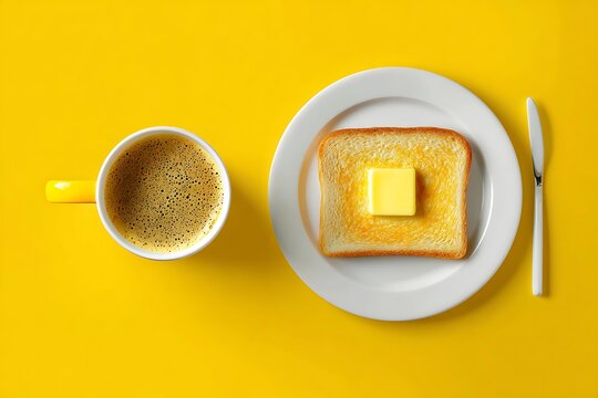 slice of bread with butter
