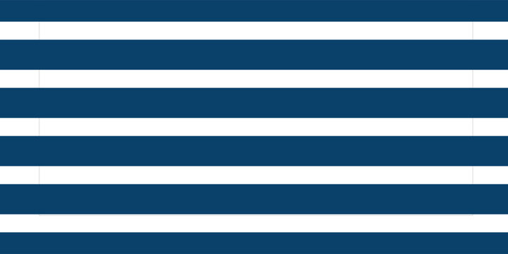 Horizontal Blue and White Striped Seamless Pattern Background