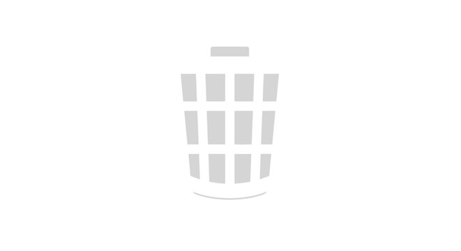 Modern Silver Skyscraper Icon with Grid Window Design.