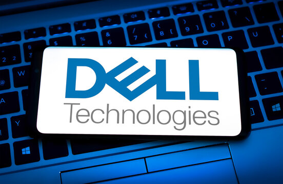 Dell Technologies - company logo displayed on smartphone