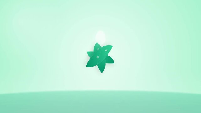 Abstract Starfish Floating in Aqua Water, Gentle Waves, Ethereal Glow