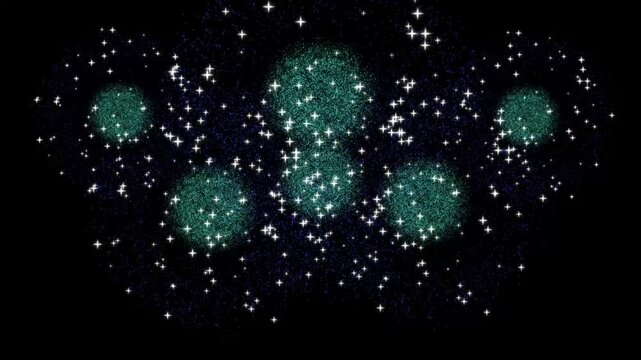 Firework circle burst with shimmering glowing lines, glowing line blast and sparkling particles, pop-up motion graphics with shiny circle ring highlights, shiny, explosion,  black background. 4k