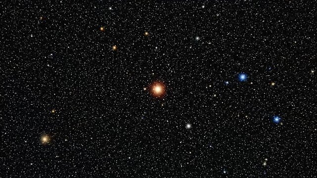 A stunning view of stars in space.