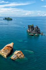Fototapeta premium Thailand, Krabi adventure and summer holiday concept. Beautiful island and beach. Islands of Krabi National Park 