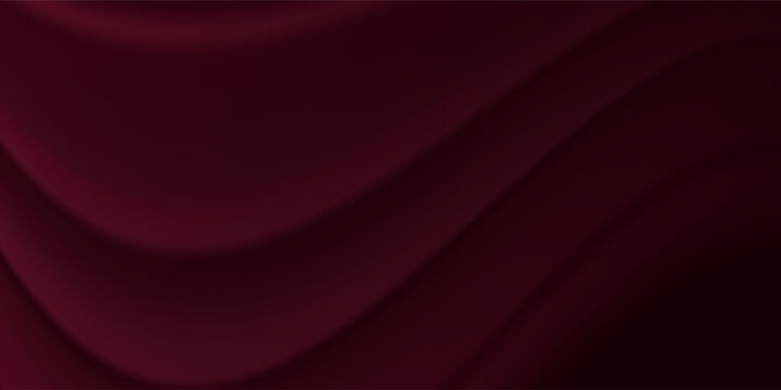 Black dark deep burgundy ruby cherry plum red abstract background. Silk satin velvet fabric. Elegant luxury rich. Curtain drapery fold line wave flow. Romance, Valentine, Birthday. Christmas. Design.