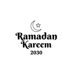 Fototapeta premium Ramadan kareem 2030: a celebration of faith and community in a futuristic design