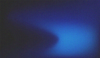 Deep blue abstract gradient creating a tranquil and mysterious atmosphere with a subtle light source on the right © Resmi