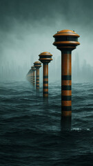 Obraz premium Climate change adaptation ocean